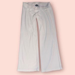 juicy couture vintage velour tracksuit pants white size XL